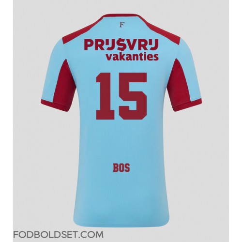 Feyenoord Jordan Bos #15 Tredjetrøje 2025-26 Kortærmet